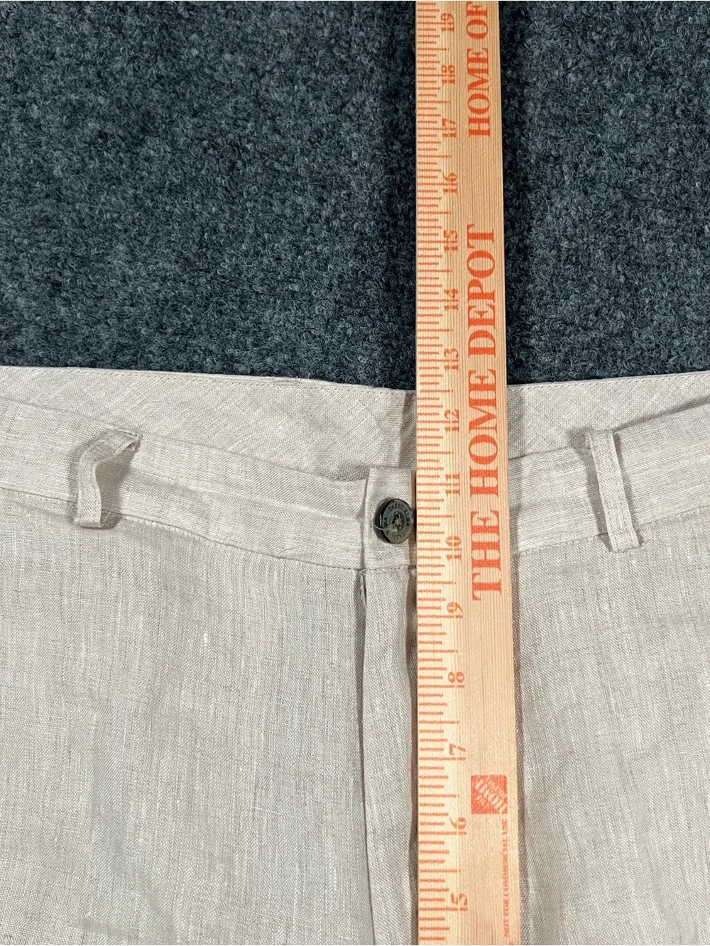 Tasso Elba Men’s 100% Linen Pants 36x30 Lightweight Summer Resort Casual Beige